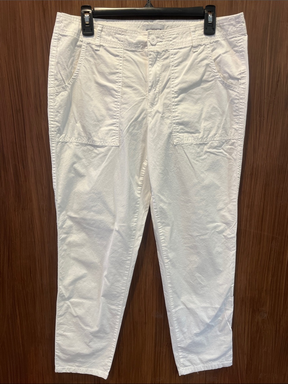 Liz Claiborne White Cotton Pants